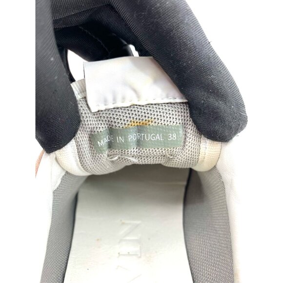 Lanvin Womens Pink Platform Lace-Up Sneakers Size 38 Casual Stylish Shoes With R - Picture 4 of 8